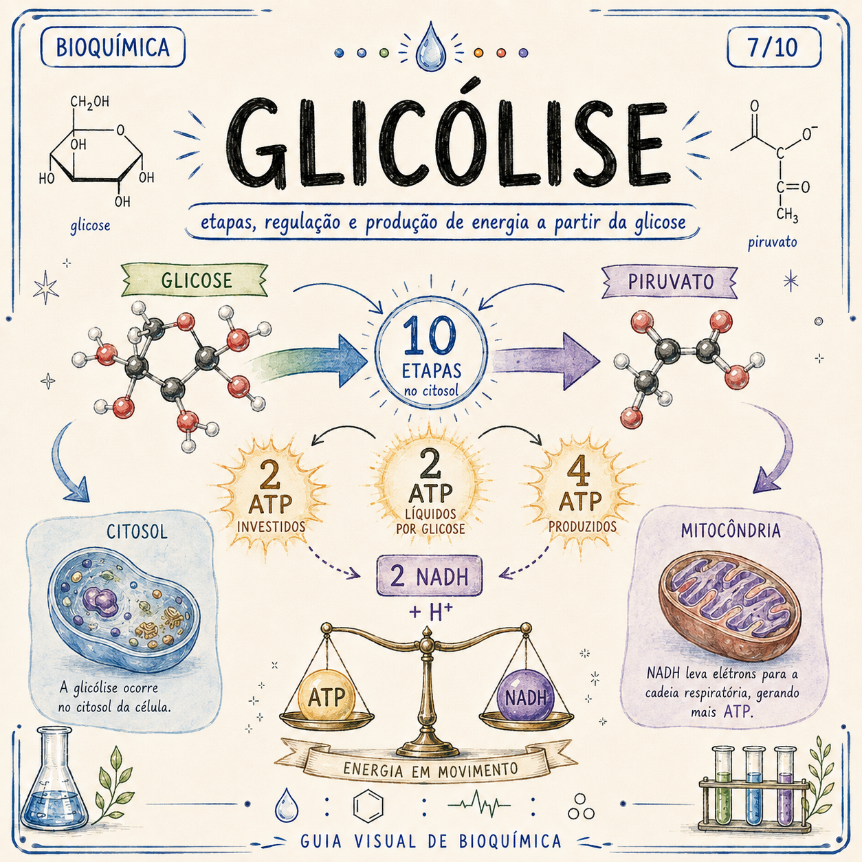 Glicólise e Ciclo de Krebs